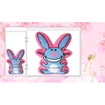 Victory gesture plush toy rabbit